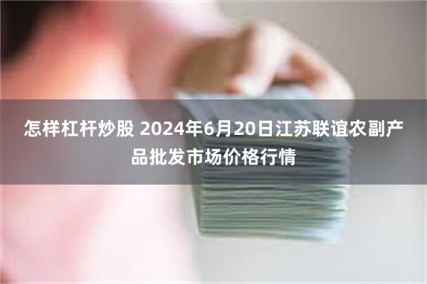 怎样杠杆炒股 2024年6月20日江苏联谊农副产品批发市场价格行情