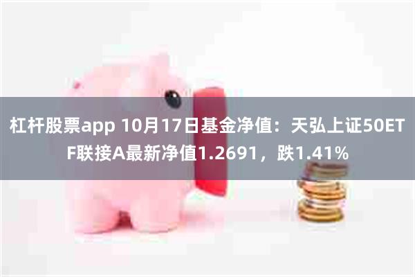 杠杆股票app 10月17日基金净值：天弘上证50ETF联接A最新净值1.2691，跌1.41%